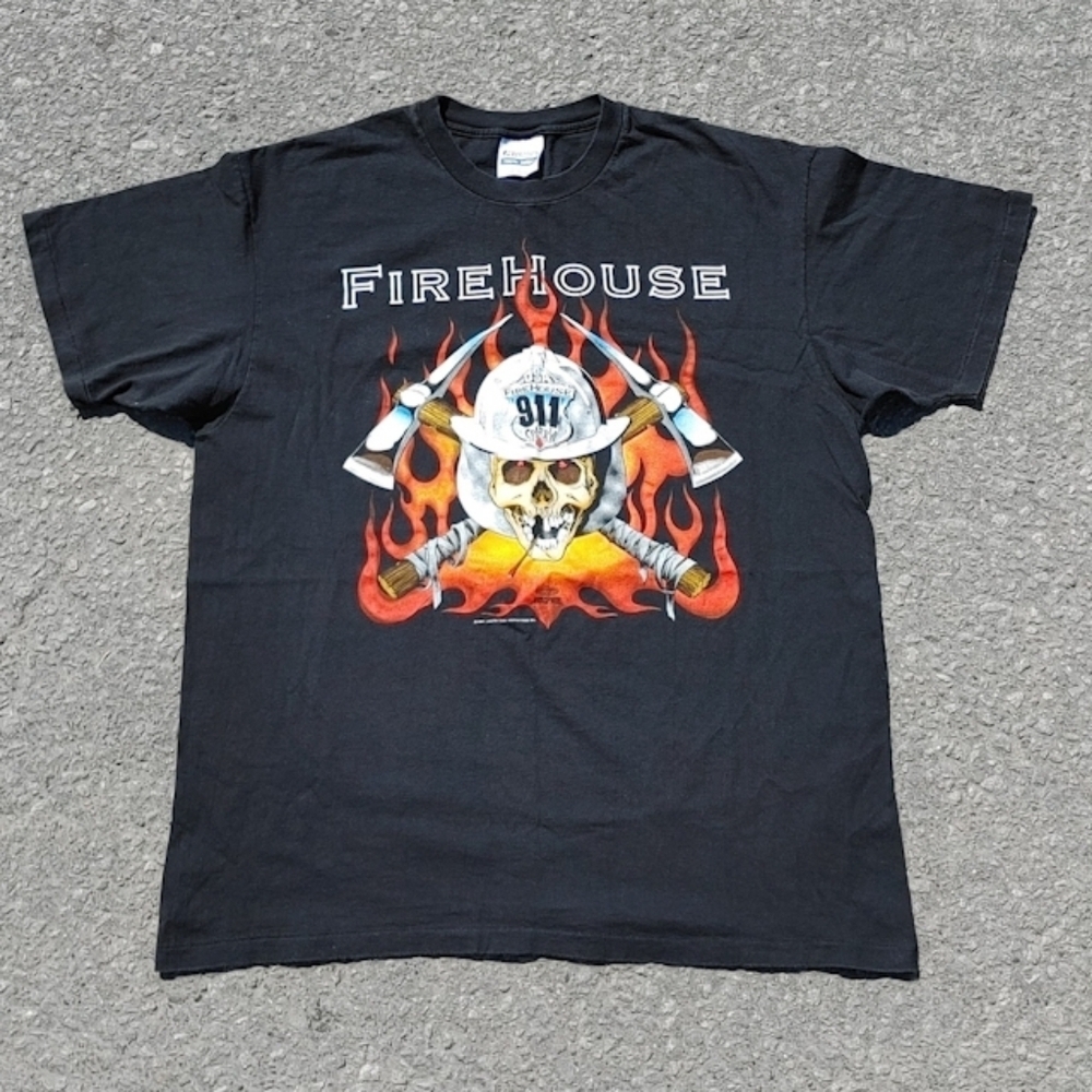 Vtg 1991 FireHouse World Tour Hanes Made in USA Size (XL)